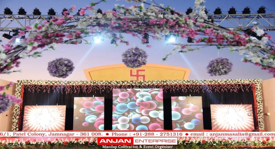 Sangeet Ceremony — event setup by Anjan Enterprise