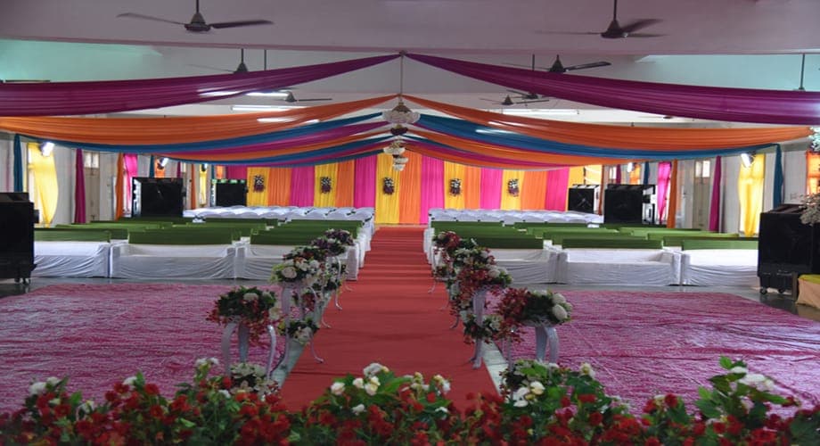 Engagement Ceremony - Leva Patel Samaj Vadi — event setup by Anjan Enterprise