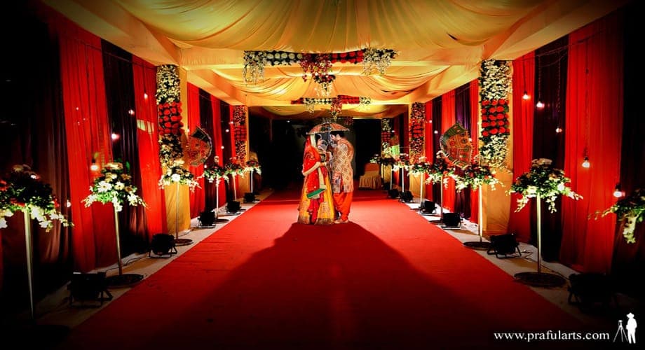 Wedding - Aram Hotel — event setup by Anjan Enterprise