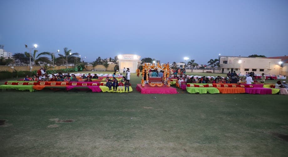 Sangeet Ceremony - Ashapura Party Plot — event setup by Anjan Enterprise