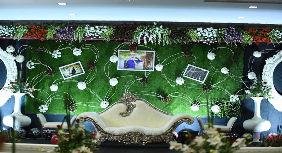 Reception - Aram Hotel — event setup by Anjan Enterprise