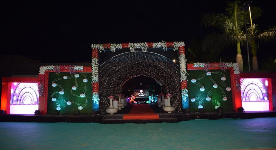 Reception - Oswal Center — event setup by Anjan Enterprise