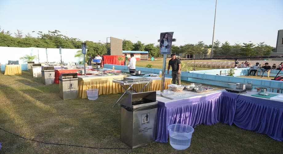 Reliance - Master Chef Competition — event setup by Anjan Enterprise