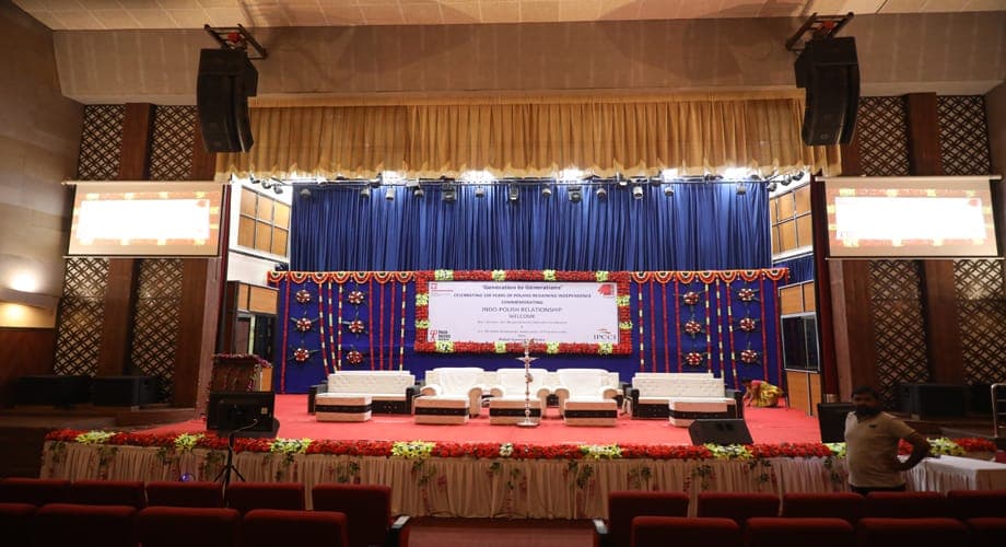 Indo Polish - Generation to Generation Meet — event setup by Anjan Enterprise