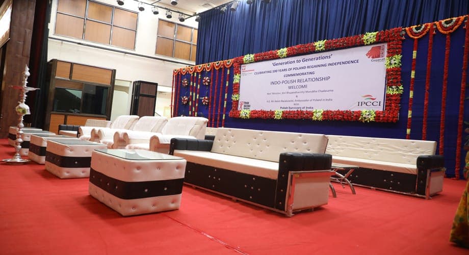 Indo Polish - Generation to Generation Meet — event setup by Anjan Enterprise
