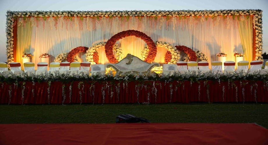 Reception Ceremony - Tulsi Party Plot — event setup by Anjan Enterprise