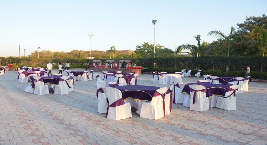 Reception - Oswal Center — event setup by Anjan Enterprise