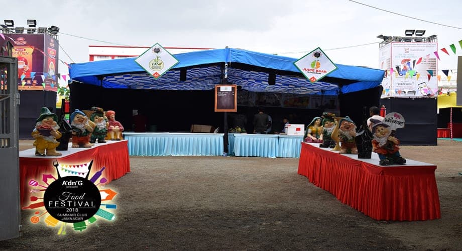 Food Fest — event setup by Anjan Enterprise